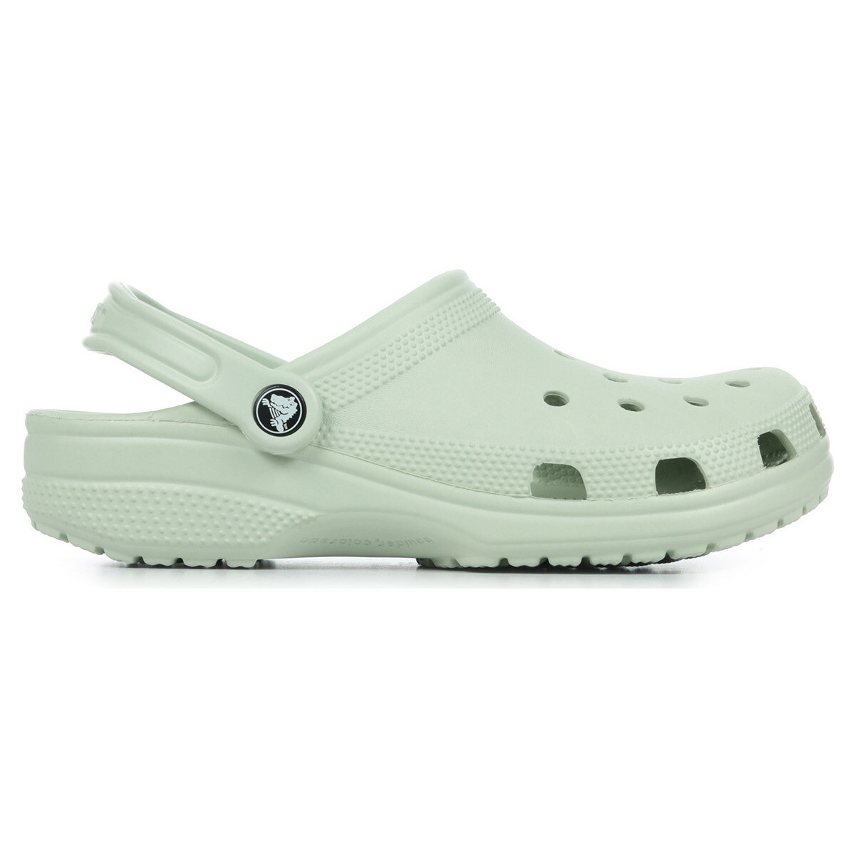 Schoenen Leren slippers Crocs Classic Groen