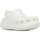 Schoenen Leren slippers Crocs Classic Crush Clog Wit