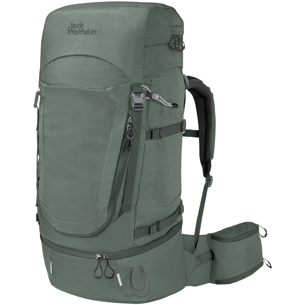 Tassen Rugzakken Jack Wolfskin Highland Trail 50+5L Backpack Groen