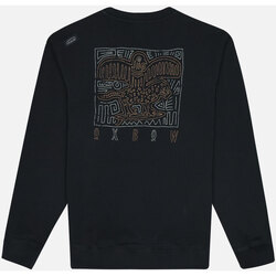 Textiel Heren Sweaters / Sweatshirts Oxbow Sweatshirt met ronde hals en afbeelding op de achterkant SUYA Zwart