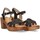 Schoenen Dames Sandalen / Open schoenen Etika 73809 Zwart