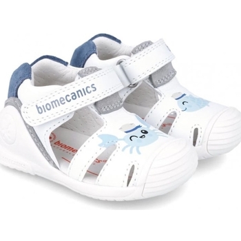 Biomecanics Kids Sandals 242123-A - White Blauw