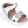 Schoenen Meisjes Sandalen / Open schoenen Biomecanics EERSTE STEPS HARTEN SANDAAL 242140 Zilver