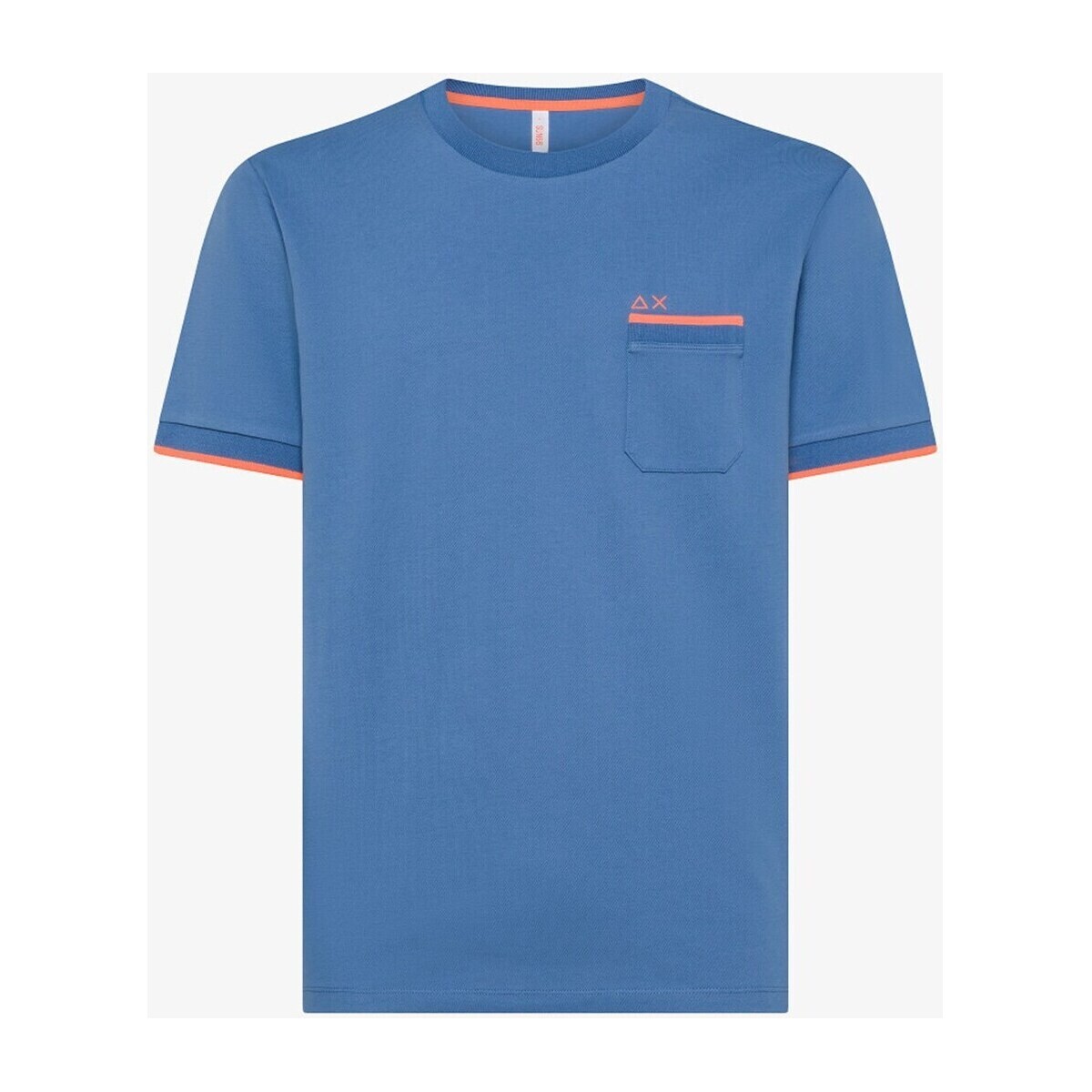 Textiel Heren T-shirts korte mouwen Sun68 T34124 Blauw