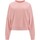 Textiel Dames Fleece Guess Gj Logo Cn Sweatshirt Roze
