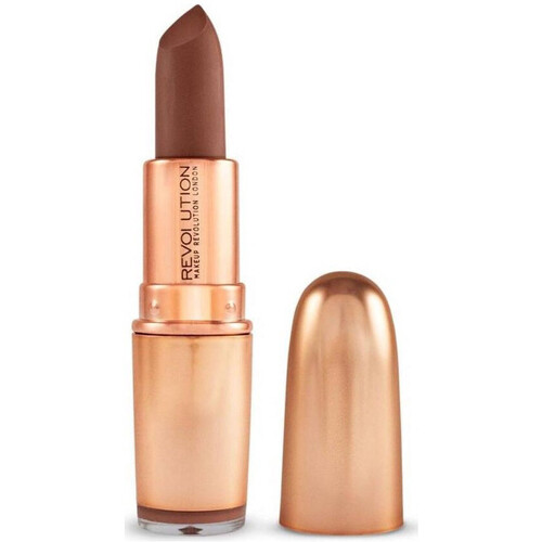 schoonheid Dames Lipstick Makeup Revolution Lippenstift Iconic Matte Nude - Inspiration Bruin
