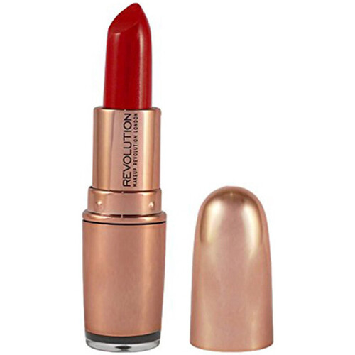 schoonheid Dames Lipstick Makeup Revolution Roségouden Lippenstift - Red Carpet Rood
