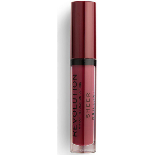 schoonheid Dames Lipgloss Makeup Revolution Transparante Glanzende Lipgloss - 147 Vampire Bruin