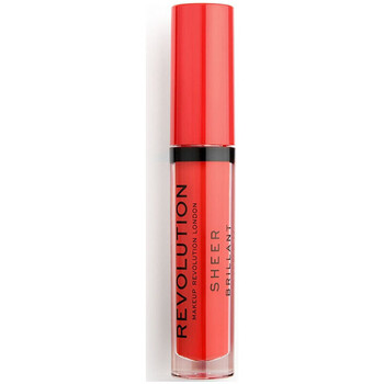 schoonheid Dames Lipgloss Makeup Revolution Transparante Glanzende Lipgloss - 132 Cherry Oranje