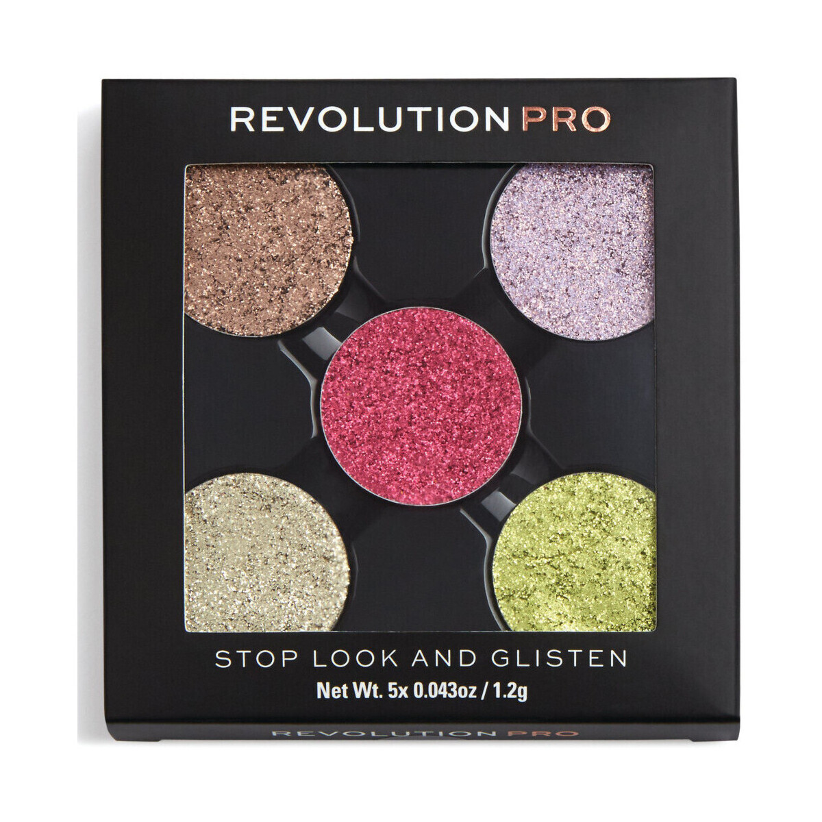 schoonheid Dames Oogschaduw & primer Makeup Revolution Navulling Glitter Oogschaduw Rood