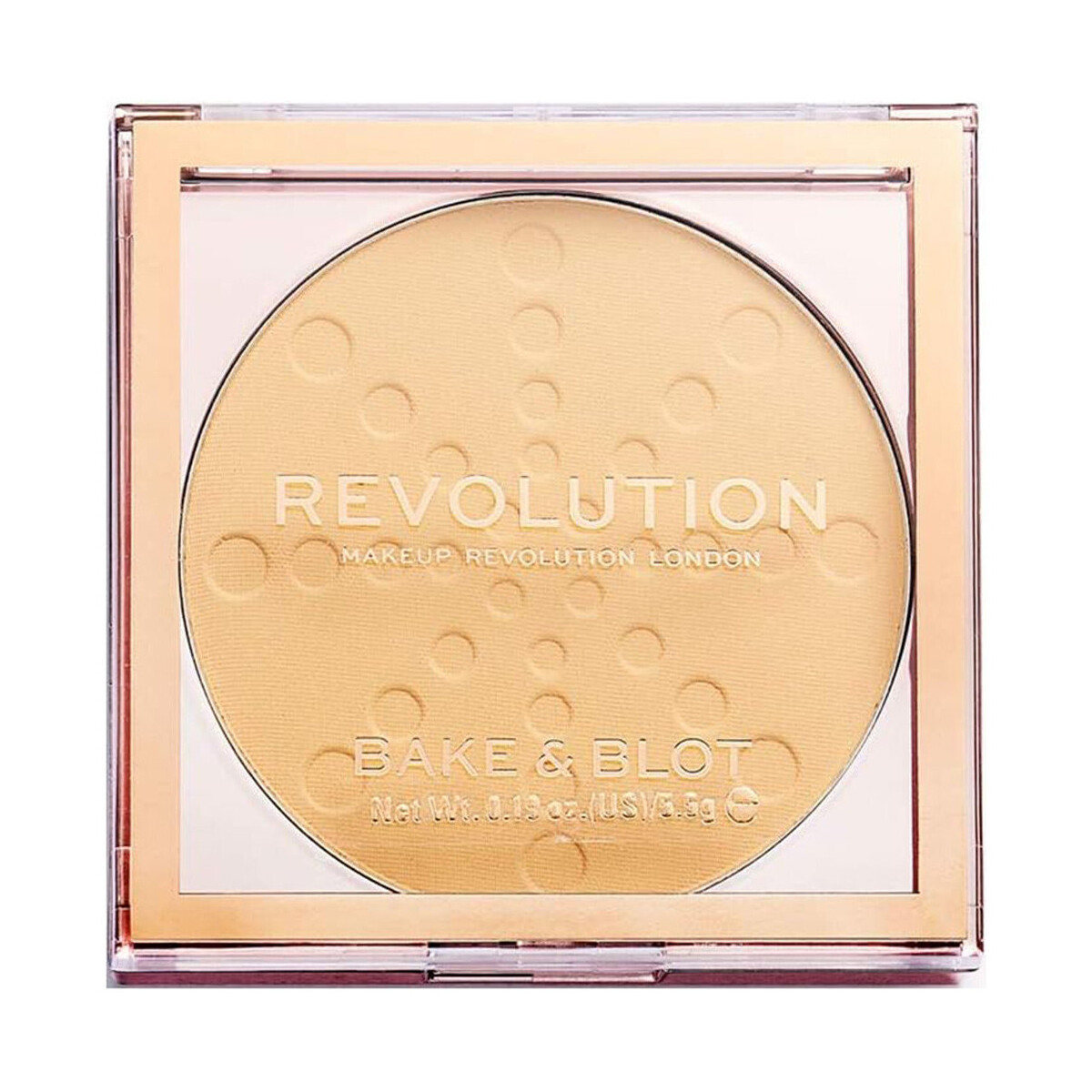 schoonheid Dames Blush & poeder Makeup Revolution Bak- en afwerkingspoeder Bake & Blot Geel