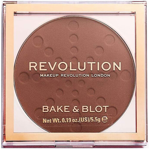schoonheid Dames Blush & poeder Makeup Revolution Bak- en afwerkingspoeder Bake & Blot Bruin