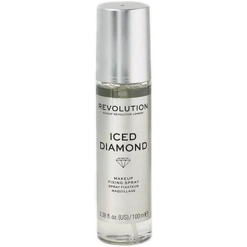 schoonheid Dames Foundations en Concealers Makeup Revolution Rose Fizz Make-up Fixeerspray - Iced Diamond Wit