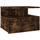 Wonen Nachtkastjes Maison D'home Nachtkastje zwevend 40x31x27 cm bewerkt hout gerookt Bruin