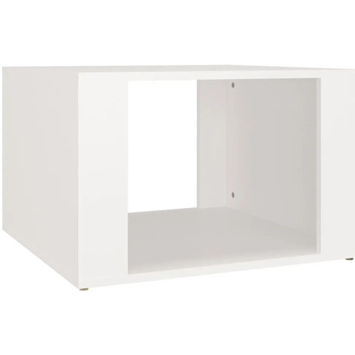 Wonen Nachtkastjes Maison D'home Nachtkastje 57x55x36 cm bewerkt hout wit Wit