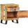 Wonen Nachtkastjes Maison D'home Nachtkastje 40x30x50 cm massief gerecycled hout Multicolour