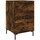 Wonen Nachtkastjes Maison D'home Nachtkastje 40x40x66 cm bewerkt hout gerookt eikenkleurig Bruin