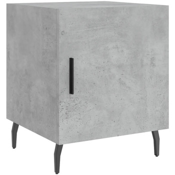 Maison D'home Nachtkastje 40x40x50 cm bewerkt hout betongrijs Grijs