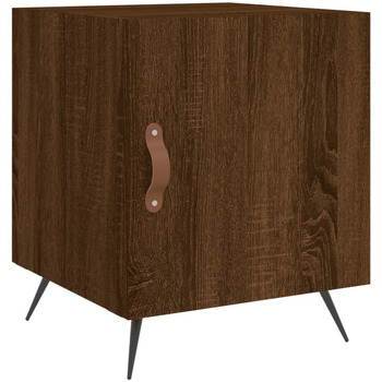 Maison D'home Nachtkastje 40x40x50 cm bewerkt hout bruin eikenkleur Bruin