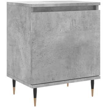 Maison D'home Nachtkastje 40x30x50 cm bewerkt hout betongrijs Grijs