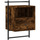 Wonen Nachtkastjes Maison D'home Nachtkastje wandgemonteerd 40x30x61 cm hout gerookt eikenkleur Bruin