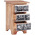 Wonen Nachtkastjes Maison D'home Nachtkastje 30x30x51 cm massief gerecycled hout Bruin