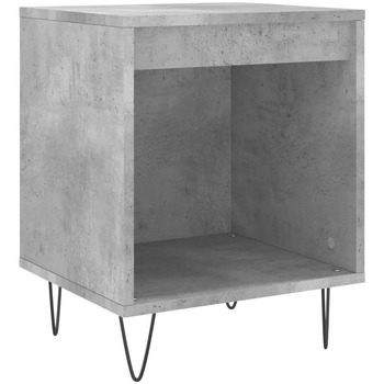 Maison D'home Nachtkastje 40x35x50 cm bewerkt hout betongrijs Grijs