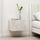 Wonen Nachtkastjes Maison D'home Nachtkastje 40x30x30 cm bewerkt hout hoogglans wit Wit