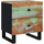 Wonen Nachtkastjes Maison D'home Nachtkastje 40x33x46 cm massief gerecycled hout Zwart