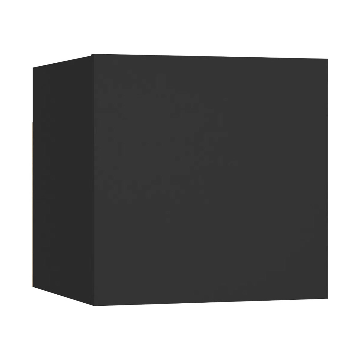 Wonen Nachtkastjes Maison D'home Nachtkastje 30,5x30x30 cm spaanplaat zwart Zwart