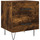 Wonen Nachtkastjes Maison D'home Nachtkastje 40x35x47,5 cm bewerkt hout gerookt eikenkleurig Bruin