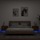 Wonen Nachtkastjes Maison D'home Nachtkastjes met LED's 2 st wandgemonteerd gerookt Bruin