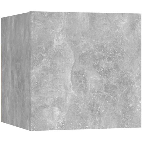Wonen Nachtkastjes Maison D'home Nachtkastje 30,5x30x30 cm spaanplaat betongrijs Grijs