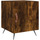 Wonen Nachtkastjes Maison D'home Nachtkastje 40x40x50 cm bewerkt hout gerookt eikenkleurig Bruin