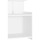 Wonen Nachtkastjes Maison D'home Nachtkastje 40x35x60 cm bewerkt hout wit Wit