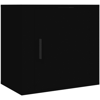 Maison D'home Nachtkastje wandgemonteerd 50x30x47 cm zwart Zwart