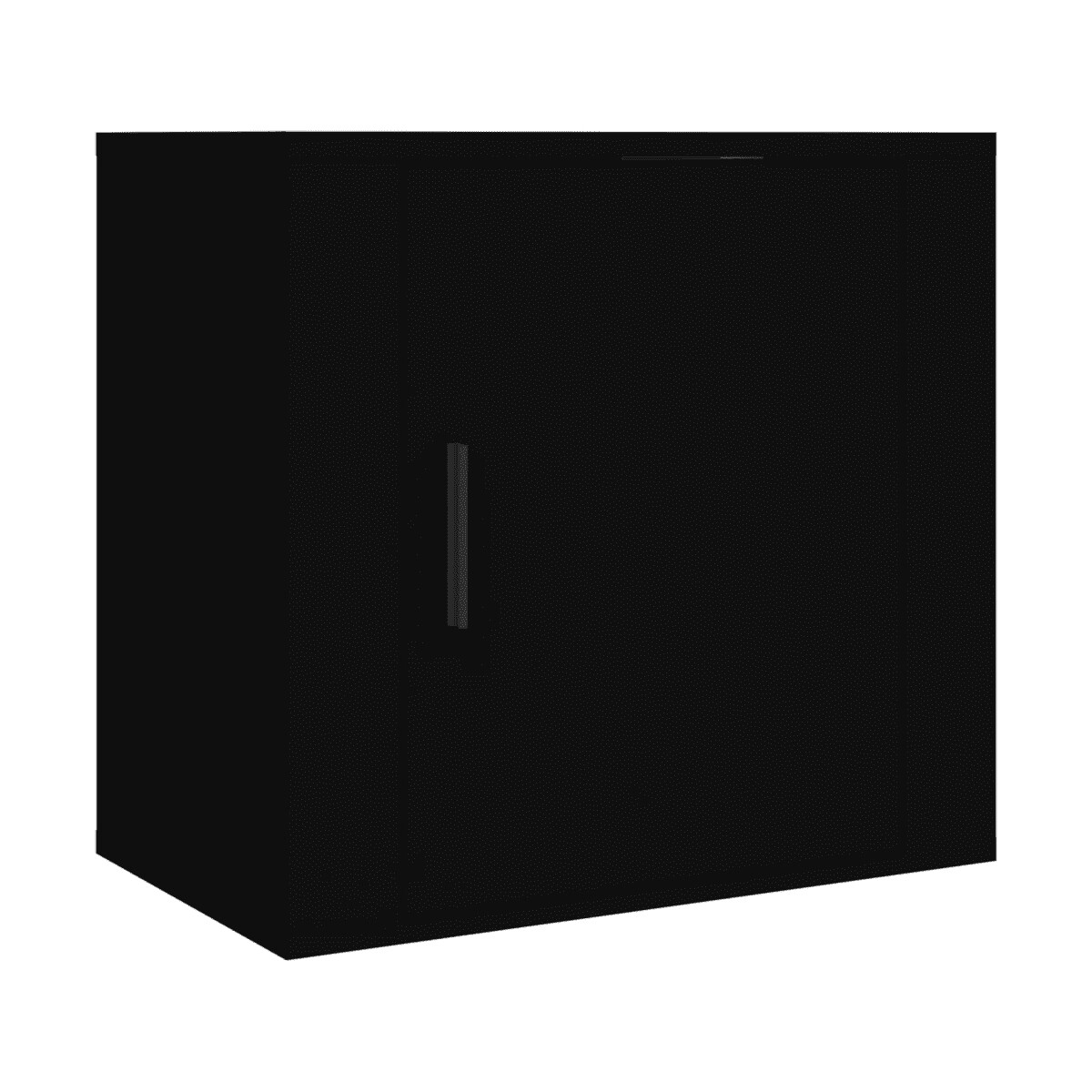 Wonen Nachtkastjes Maison D'home Nachtkastje wandgemonteerd 50x30x47 cm zwart Zwart
