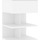Wonen Nachtkastjes Maison D'home Nachtkastje 40x35x65 cm spaanplaat wit Wit