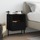 Wonen Nachtkastjes Maison D'home Nachtkastje wandgemonteerd 40x30x61 cm bewerkt hout zwart Zwart