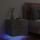 Wonen Nachtkastjes Maison D'home Nachtkastje met LED's wandgemonteerd betongrijs Grijs