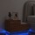 Wonen Nachtkastjes Maison D'home Nachtkastje met LED-verlichting 70x36x40,5 cm bruin eikenkleur Bruin