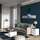 Wonen Nachtkastjes Maison D'home Nachtkastje GW-California 41x40x60 cm wit en marmerkleurig Multicolour