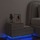 Wonen Nachtkastjes Maison D'home Nachtkastje met LED-verlichting 70x36x40,5 cm grijs sonoma Grijs