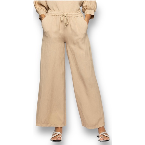 Textiel Dames Broeken / Pantalons Kocca GUS 30401 Bruin