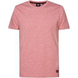 Textiel Heren T-shirts & Polo’s Petrol Industries T-Shirt Palmora Melange Roze Roze