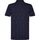 Textiel Heren T-shirts & Polo’s Petrol Industries Poloshirt Seashore Print Navy Blauw