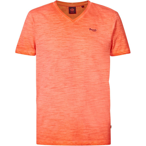 Textiel Heren T-shirts & Polo’s Petrol Industries T-Shirt Bellows Melange Feloranje Oranje
