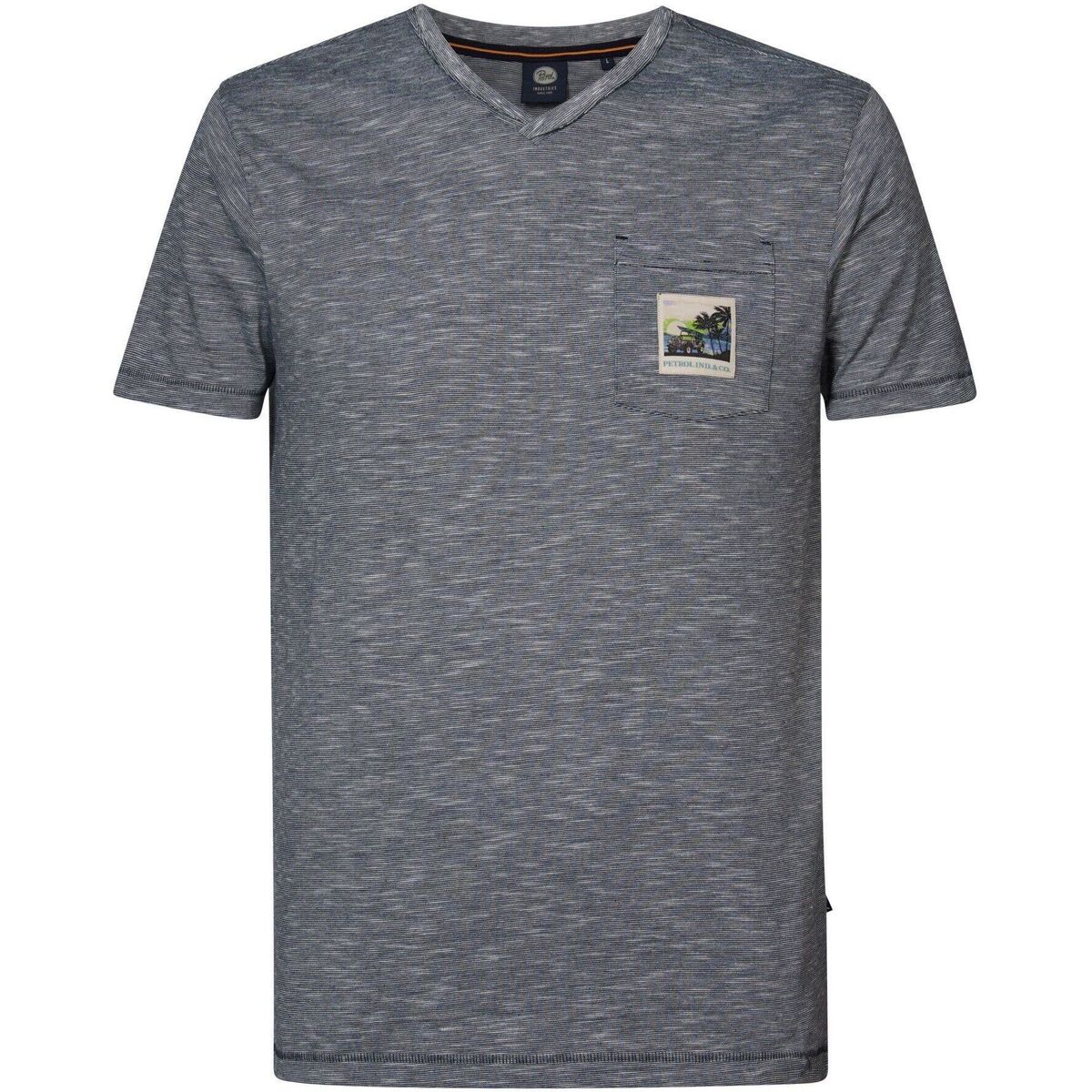 Textiel Heren T-shirts & Polo’s Petrol Industries T-Shirt Whimsical Blauw Blauw