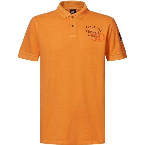 Textiel Heren T-shirts & Polo’s Petrol Industries Poloshirt Meander Oranje Oranje
