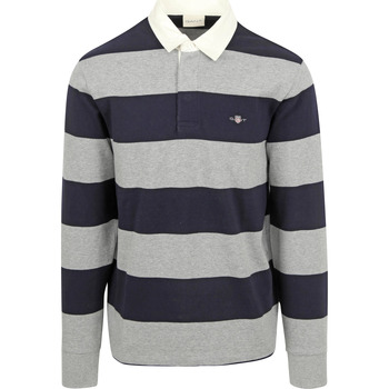 Textiel Heren Sweaters / Sweatshirts Gant Rugger Polo Grijs Blauw Grijs